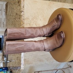 Frye Women's Tall Brown Leather Boots